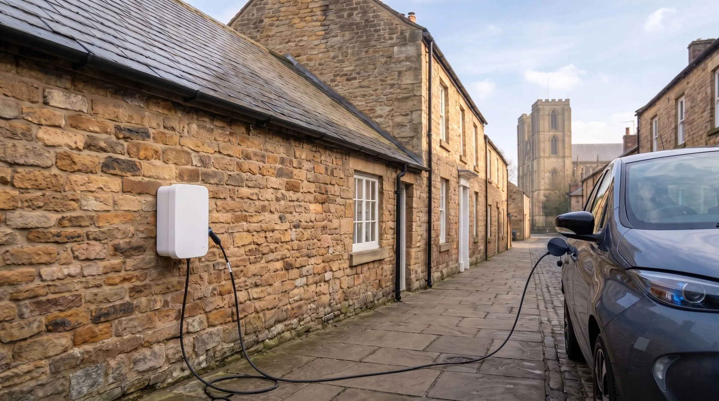 EV charger installation in Ripon